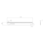  Product image 2 of the product “Machine Knives 414 x 46 x 1 ”