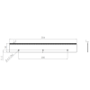  Product image 2 of the product “Machine Knives 384 x 50 x 1 ”