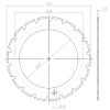  Product image 2 of the product “Circular Knives 79 x 55 x 0,5 ”