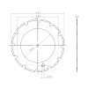  Product image 2 of the product “Circular Knives 62 x 40 x 0,5 ”