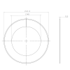  Product image 2 of the product “Circular Knives 61,5 x 40 x 0,5 ”