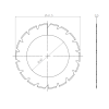  Product image 2 of the product “Circular Knives 61,5 x 40 x 0,5 ”
