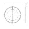  Product image 2 of the product “Circular Knives 60 x 40 x 0,5 ”