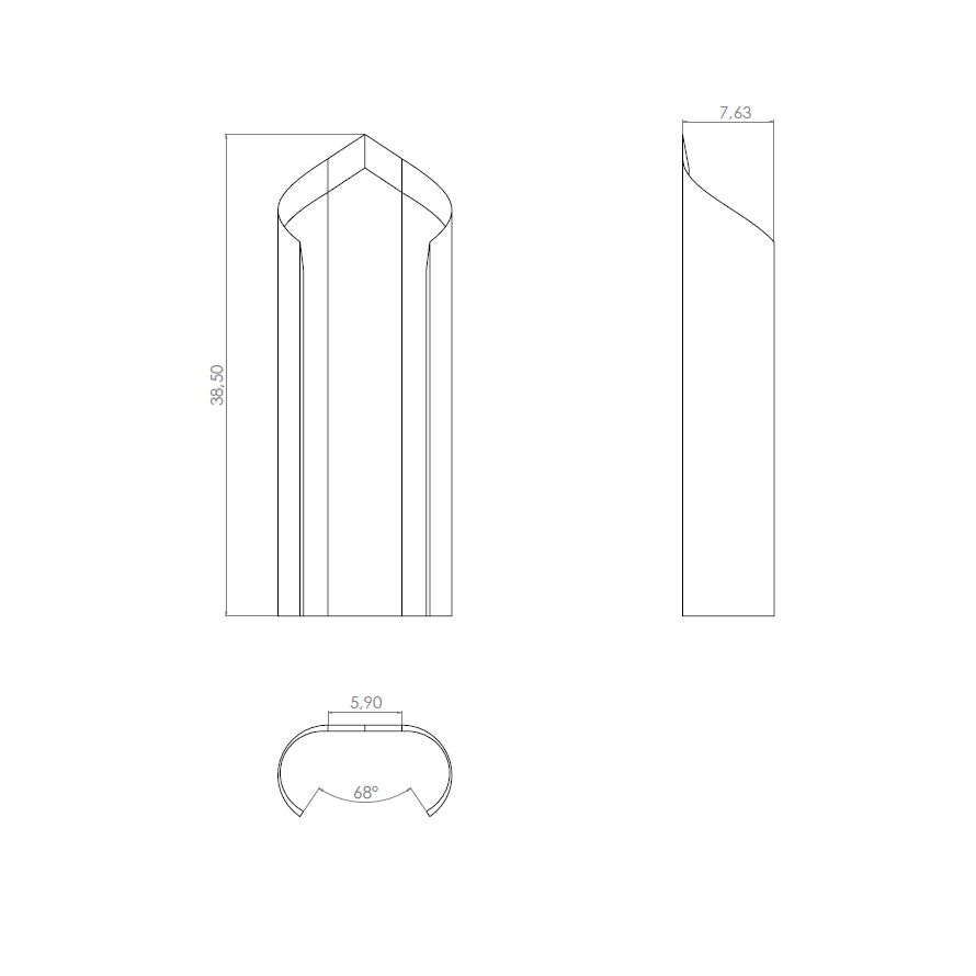  Product image 2 of the product “Punch Knives 13,9 x 38,5 x 7,6 ”