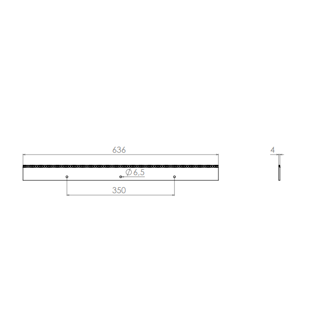  Product image 2 of the product “Machine Knives 636 x 50 x 4 ”