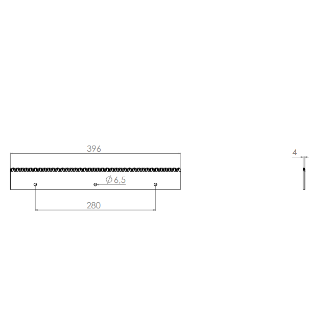  Product image 2 of the product “Machine Knives 396 x 50 x 4 ”