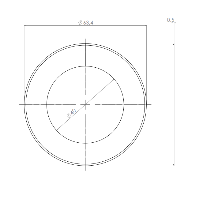  Product image 2 of the product “Circular Knives 63,4 x 40 x 0,5 ”