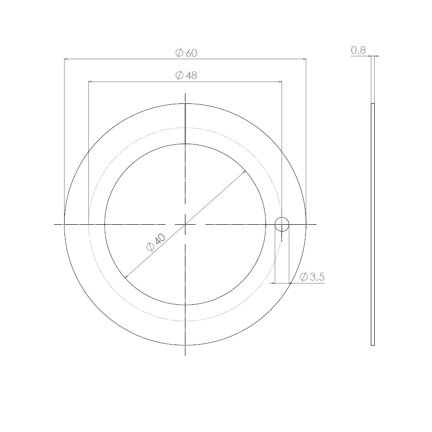  Product image 2 of the product “Circular Knives 60 x 40 x 0,8 ”