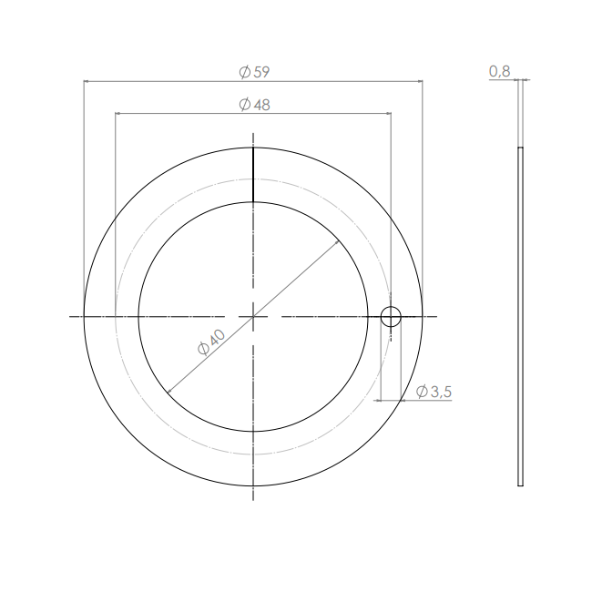  Product image 2 of the product “Circular Knives 59 x 40 x 0,8 ”