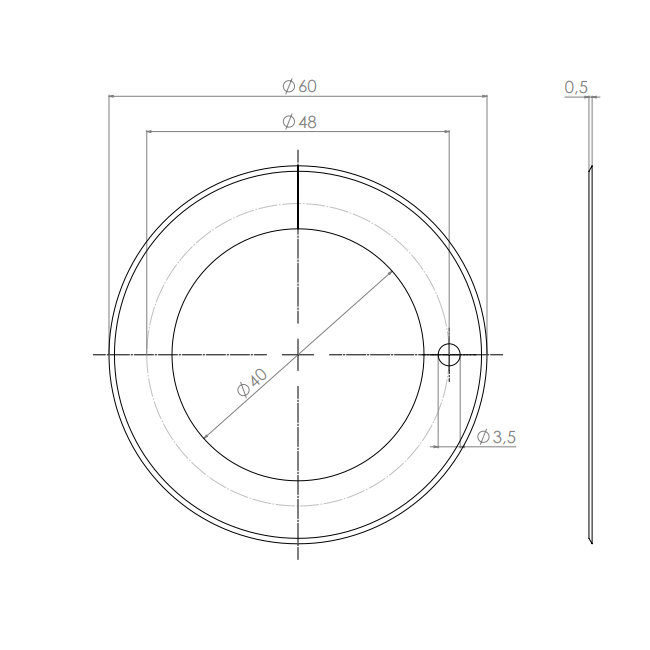  Product image 2 of the product “Circular Knives 60 x 40 x 0,5 ”