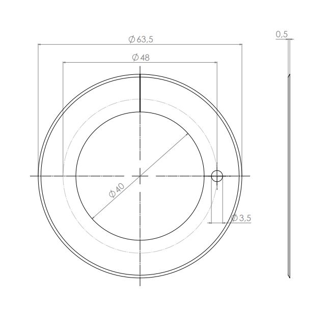  Product image 2 of the product “Circular Knives 63,5 x 40 x 0,5 ”
