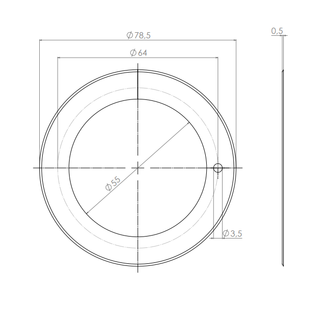  Product image 2 of the product “Circular Knives 78,5 x 55 x 0,5 ”