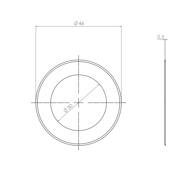  Product image 2 of the product “Circular Knives 46 x 30 x 0,5 ”