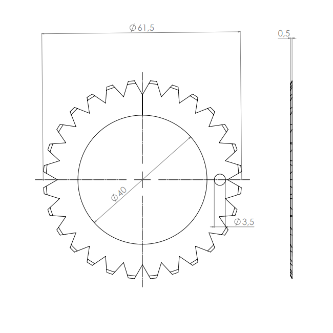  Product image 2 of the product “Circular Knives 61,5 x 40 x 0,5 ”