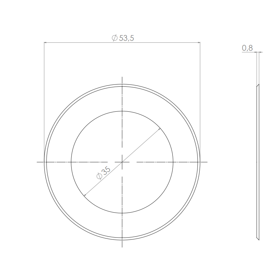  Product image 2 of the product “Circular Knives 53,5 x 35 x 0,8 ”