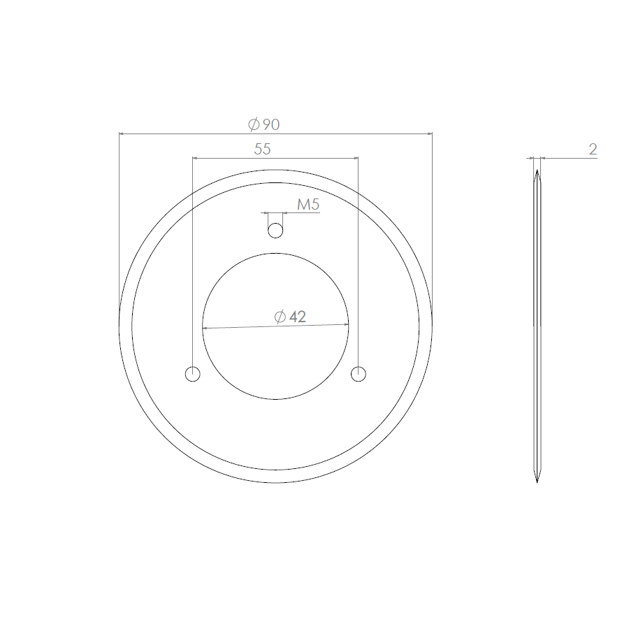  Product image 2 of the product “Circular Knives 90 x 42 x 2 ”