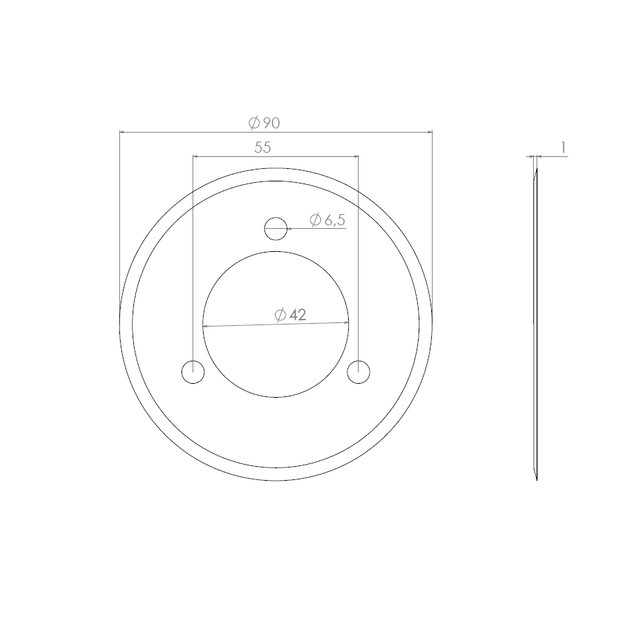  Product image 2 of the product “Circular Knives 90 x 42 x 1 ”